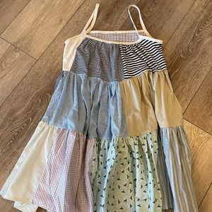 Inspired Madewell x La Reunion Upcycled Patchwork Cami Midi Dress, S/M